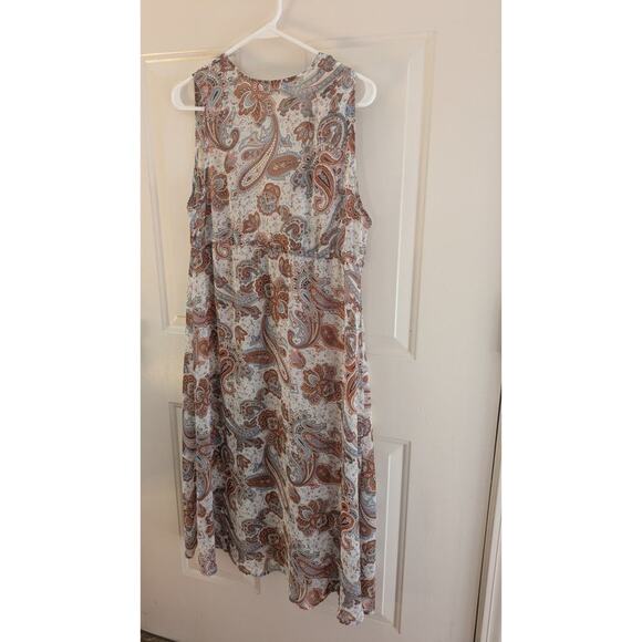 L. I. F. E. Love Is For Eternity Sheer Wrap, Boho Print, Medium, Tie Closure - Picture 2 of 9